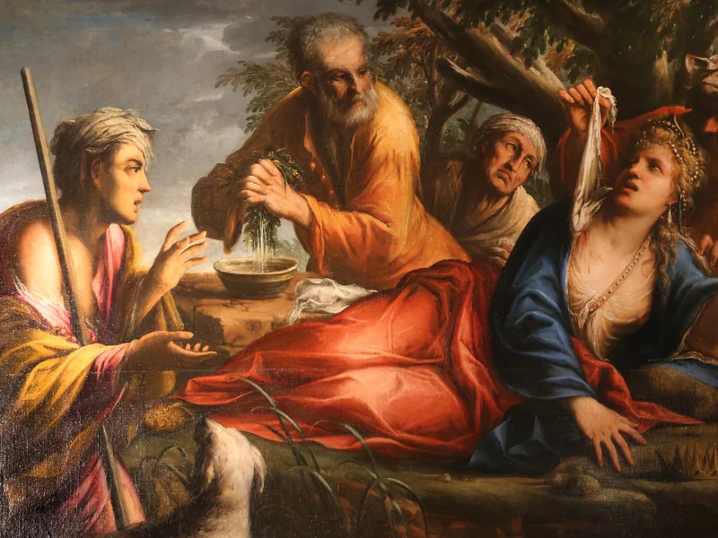 1636-Pietro Bartolomeo Cittadella - Zenobia accudita dai pastori sulle rive dell'aras